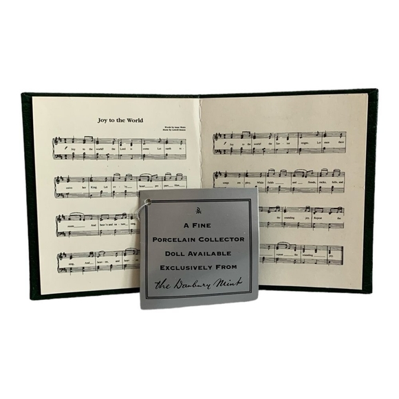 Vintage Porcelain DOLL Little Caroler Shirley Temple Christmas Doll Collection - Picture 6 of 7